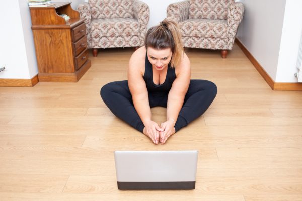 online cvičenie s nadváhou